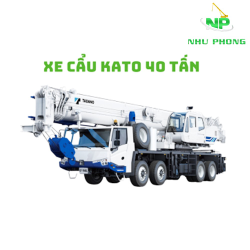 Cho thuê xe cẩu KATO 40 tấn